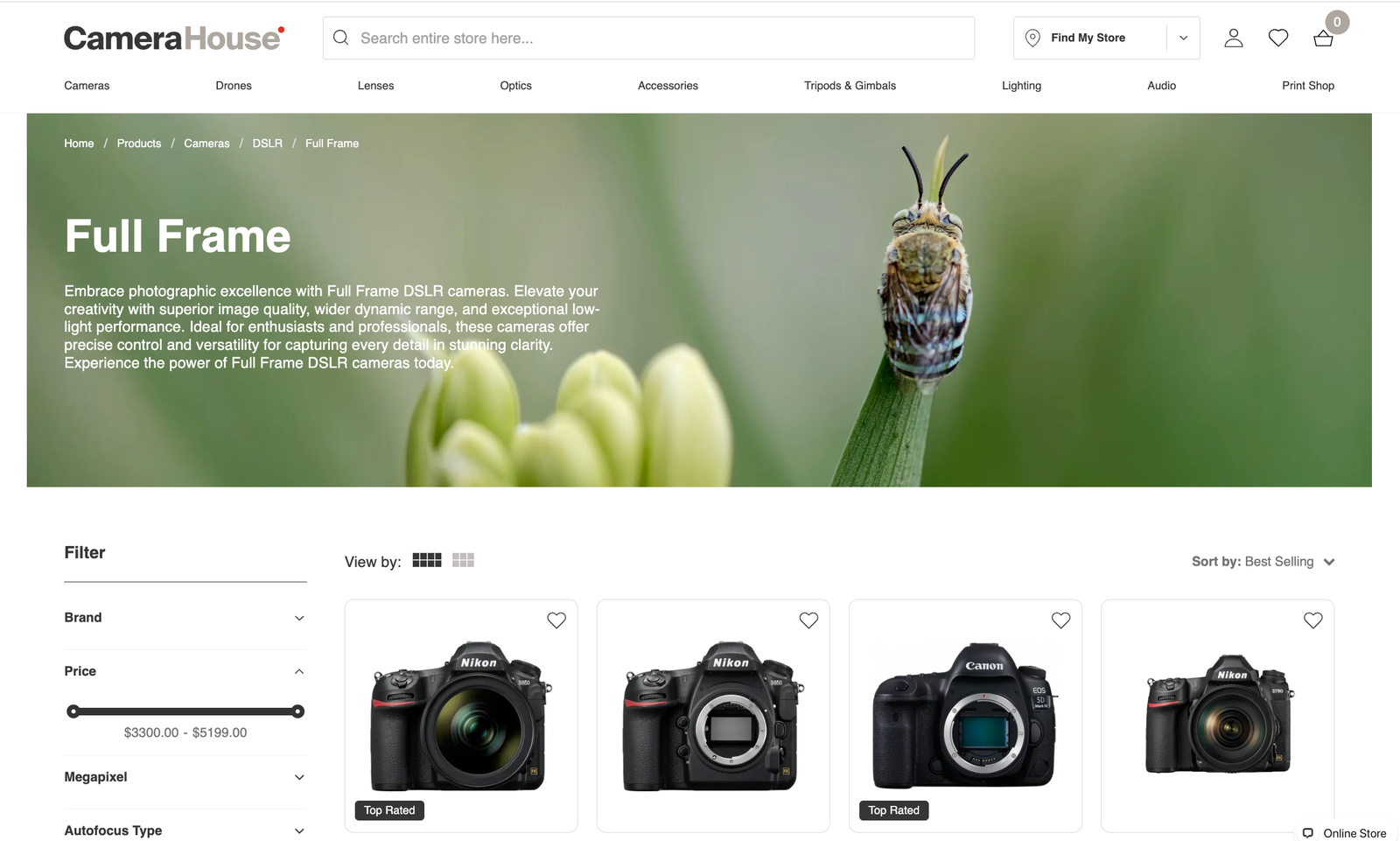 Camera House product page