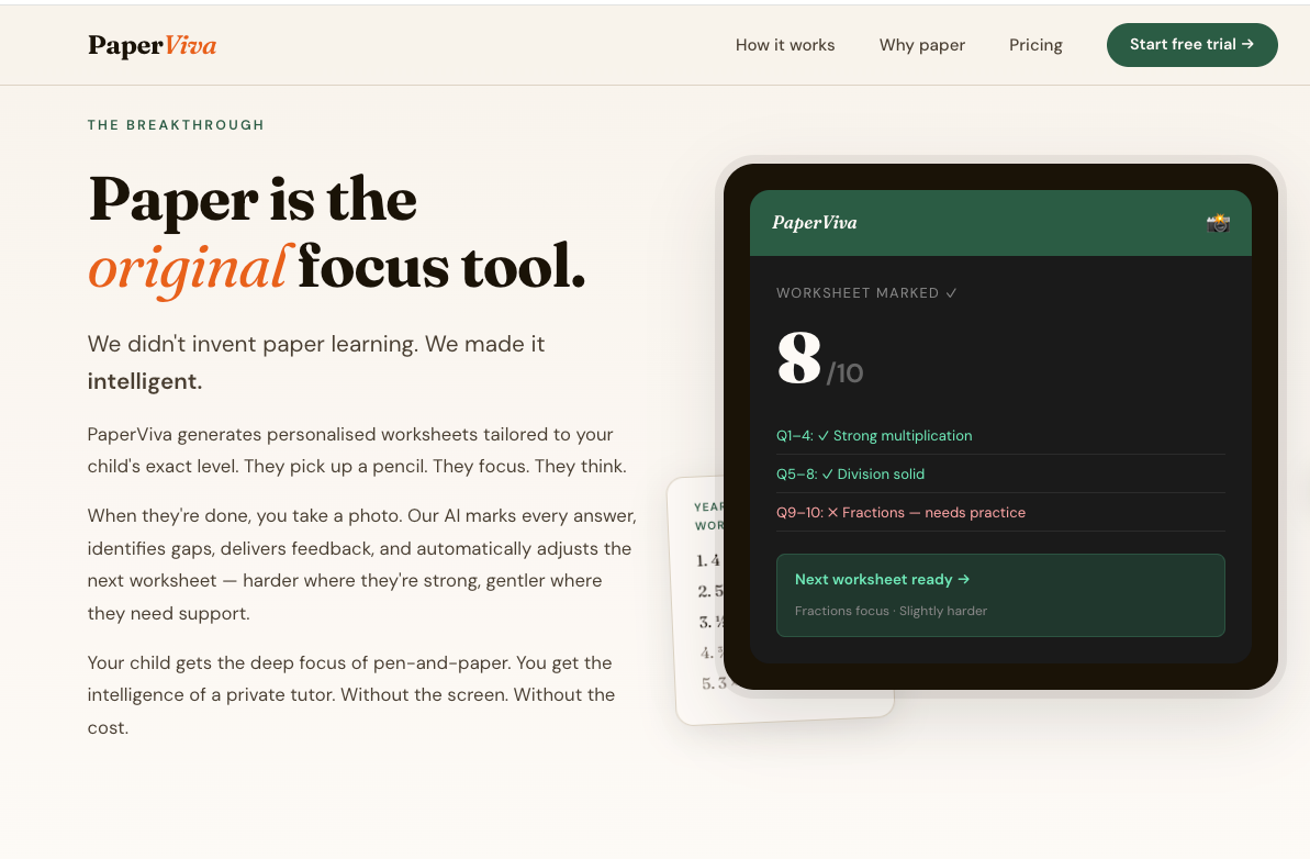 Paperviva screenshot